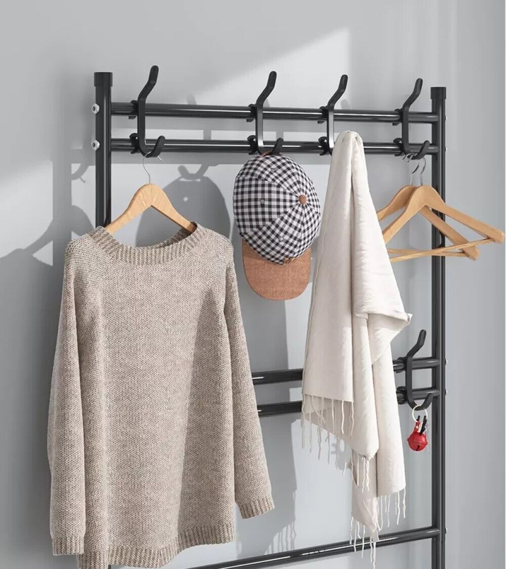 Attaccapanni Appendiabiti Scarpiera Da Ingresso stand da terra 5 ripiani  - 5X80