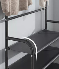 Attaccapanni Appendiabiti Scarpiera Da Ingresso stand da terra 5 ripiani  - 5X80