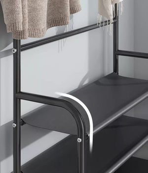 Attaccapanni Appendiabiti Scarpiera Da Ingresso stand da terra 5 ripiani  - 5X80