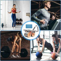 Attrezzo Ruota addominale muscoli Supporto Gomito Rimbalzo Automatico Fitness