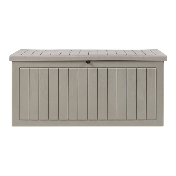 Baule da Esterno Filetto Portatutto 250 L - Beige casa.pro