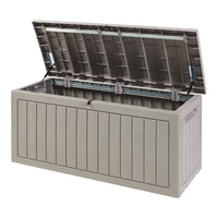 Baule da Esterno Filetto Portatutto 250 L - Beige casa.pro