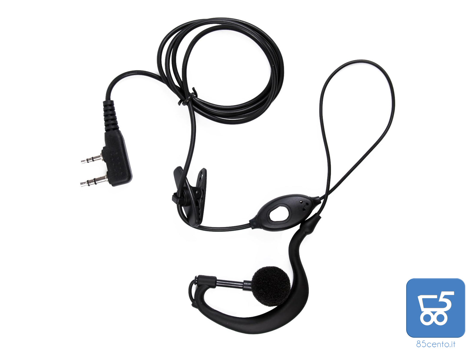 Auricolare 2 Pin per Walkie Talkie Baofeng BF-888S BF-777S BF-666S UV-5R 5RA 5RE