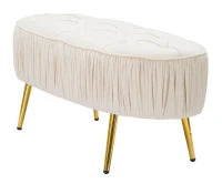 Panca Ovally Crema Cm 102X40,5X42