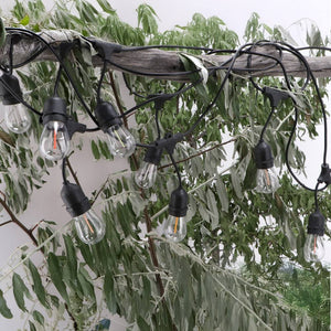 Ledme ghirlanda led solare 3w con 10 lampadine e27 da esterno ip65 rgb