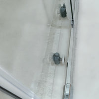 Siro - Box doccia tondo scorrevole 4 ante 80x80 cm cromo/trasparente