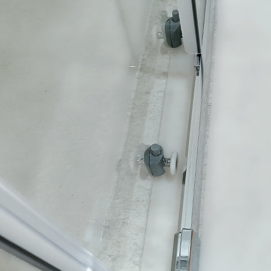 Siro - Box doccia tondo scorrevole 4 ante 80x80 cm cromo/trasparente