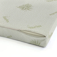 Topper Matrimoniale Sfoderabile con Elastici Adel Aloe