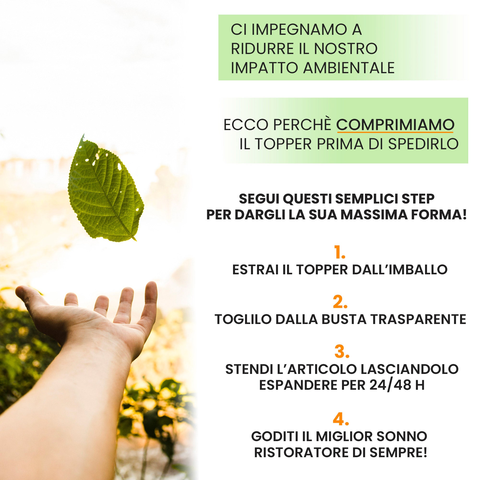 Topper Matrimoniale Sfoderabile con Elastici Adel Aloe