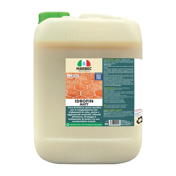 Cera per pavimenti IDROFIN MATT   5LTx4Pz