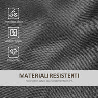 Easycomfort Set 4 Pesi per Gazebo in Tessuto Impermeabile da Riempire con 15kg di Sabbia o Ghiaia - Nero