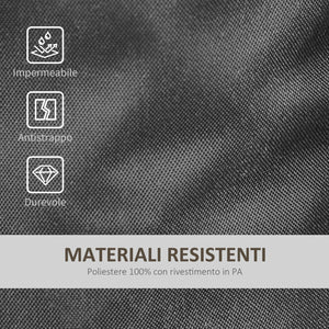 Easycomfort Set 4 Pesi per Gazebo in Tessuto Impermeabile da Riempire con 15kg di Sabbia o Ghiaia - Nero