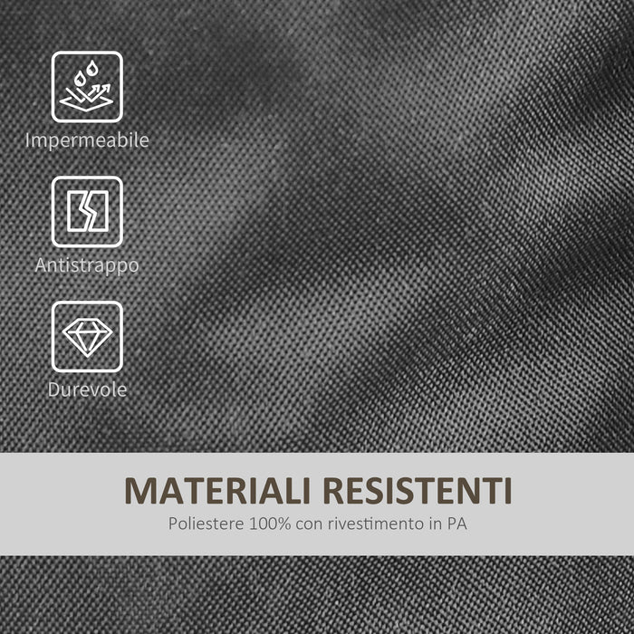 Easycomfort Set 4 Pesi per Gazebo in Tessuto Impermeabile da Riempire con 15kg di Sabbia o Ghiaia - Nero