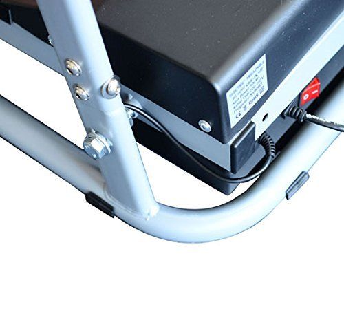 EasyComfort Tapis Roulant Elettrico Pieghevole Salvaspazio e Silenzioso con Velocità Regolabile 1-10km/h e Schermo LCD, per Casa e Ufficio, 500W, Nero