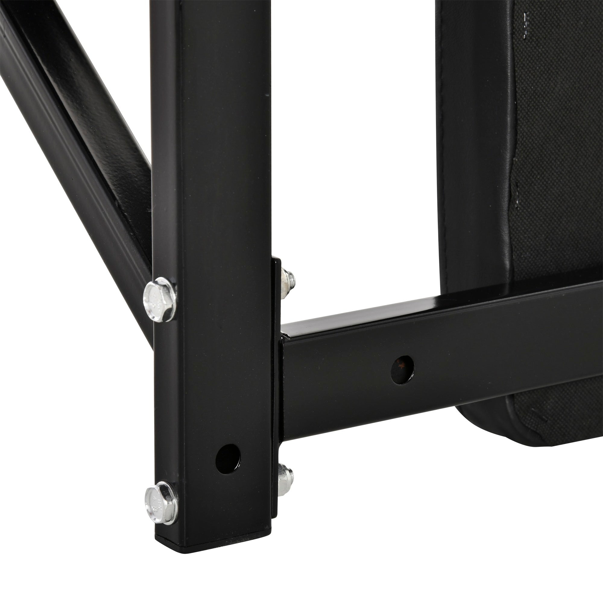 Easycomfort Supporto per Sollevamenti Fissaggio a Parete per Allenamento Muscolari Tubi d'Acciaio Nero