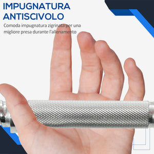 Easycomfort Set Manubri Palestra 40kg (4x5kg, 4x2.5kg, 4x1.5kg), Pesi Palestra con 12 Dischi da 1.5kg, 2.5kg, 5kg, ?25mm, per Allenamento a Casa