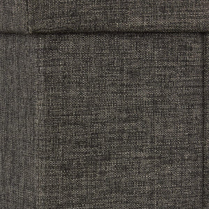 Sgabello contenitore pieghevole con schienale in lino marrone 13_0002778_2