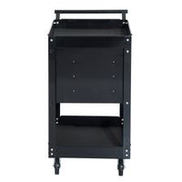 Easycomfort Carrello da Officina Professionale Cassettiera Portautensili in Lamiera, Nero, 68 x 46 x 88cm