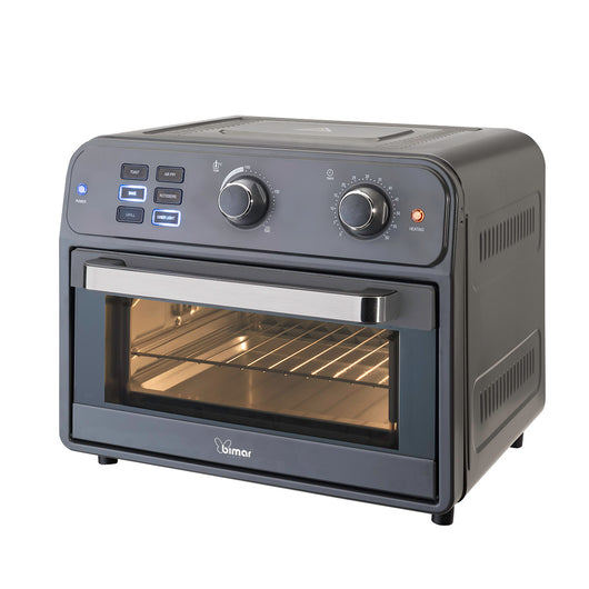 Bimar Friggitrice Aria B220 Fornetto Ventilato con Girarrosto 22L 1800W 5 Programmi Cottura Temperatura Max 220°C
