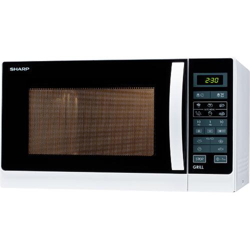 Forno A Microonde Sharp R742WW 900 W 25 Litri (A30,6xL51,3xP42,9) Grill Nero e Bianco