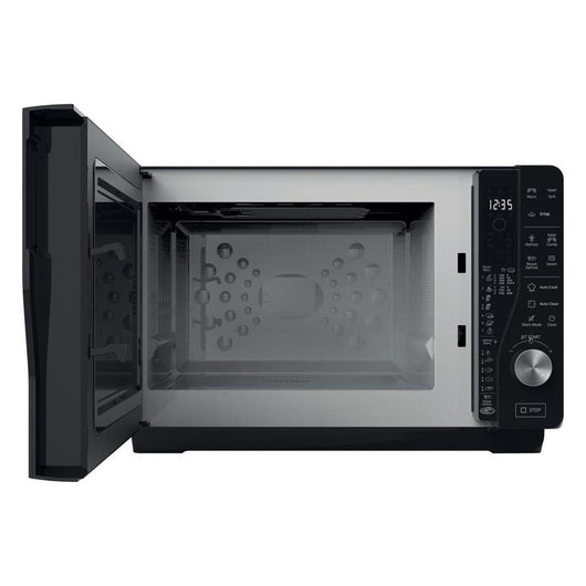 Forno a Microonde a Libera Installazione Whirlpool MWF 427 SL ExtraSpace 25 L con Grill (A32×L49×P42,6) Argento e Nero