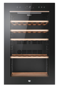 Cantinetta vino Haier Wine Bank 50 Serie 5 HWS49GA con compressore Libera installazione Nero 49 bottiglie