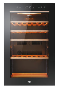 Cantinetta vino Haier Wine Bank 50 Serie 5 HWS49GA con compressore Libera installazione Nero 49 bottiglie