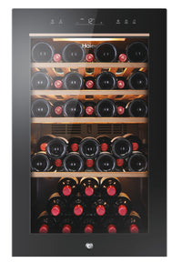 Cantinetta vino Haier Wine Bank 50 Serie 5 HWS49GA con compressore Libera installazione Nero 49 bottiglie