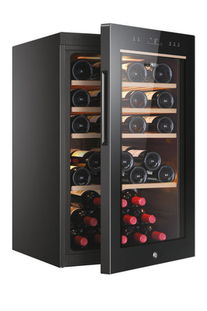 Cantinetta vino Haier Wine Bank 50 Serie 5 HWS49GA con compressore Libera installazione Nero 49 bottiglie