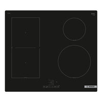 Piano Cottura A Induzione Bosch Serie 4 Pvs61Rbb5E (L59,2xP52,2) PowerBoost ReStart Vetroceramica Nero