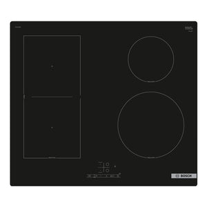 Piano Cottura A Induzione Bosch Serie 4 Pvs61Rbb5E (L59,2xP52,2) PowerBoost ReStart Vetroceramica Nero