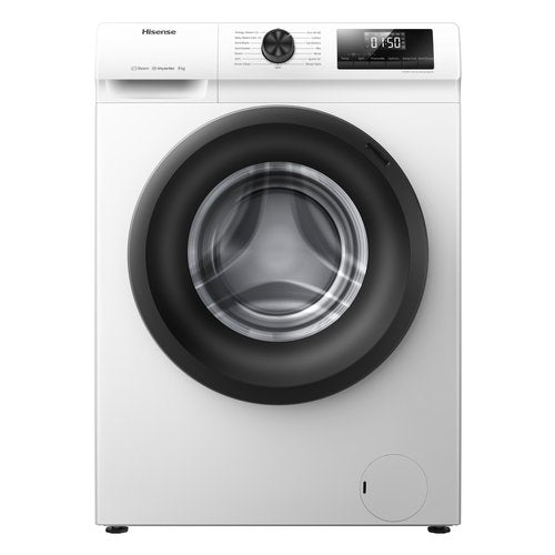 Lavatrice A Carico Frontale Hisense WFQP8014EVM 8 Kg Classe A 1400 Giri (A85xL59,5xP54) Bianco