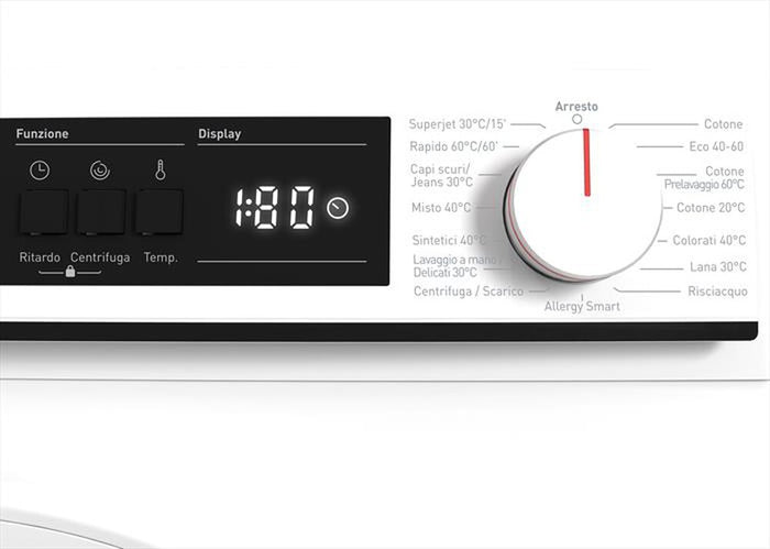 Lavatrice A Carica Frontale Sharp ES NFA4101WD 4 Kg Classe D 1000 Giri (A84,5xL59,7xP36,2) Bianco