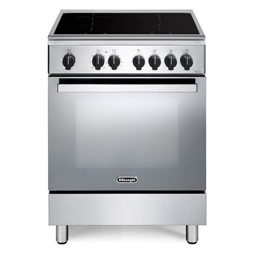 Cucina a Libera Installazione De Longhi DMX 64 INL 4 Zone Induzione Forno Elettrico Multifunzione 69 Litri Classe A (A87–90xL60×P60cm) Inox
