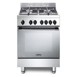 Cucina a Gas De Longhi GEMMA 66 ML Linea Gemma Forno Elettrico 74 Litri 10 Funzioni Classe A (A85,7–90,8×L60×P60) Inox