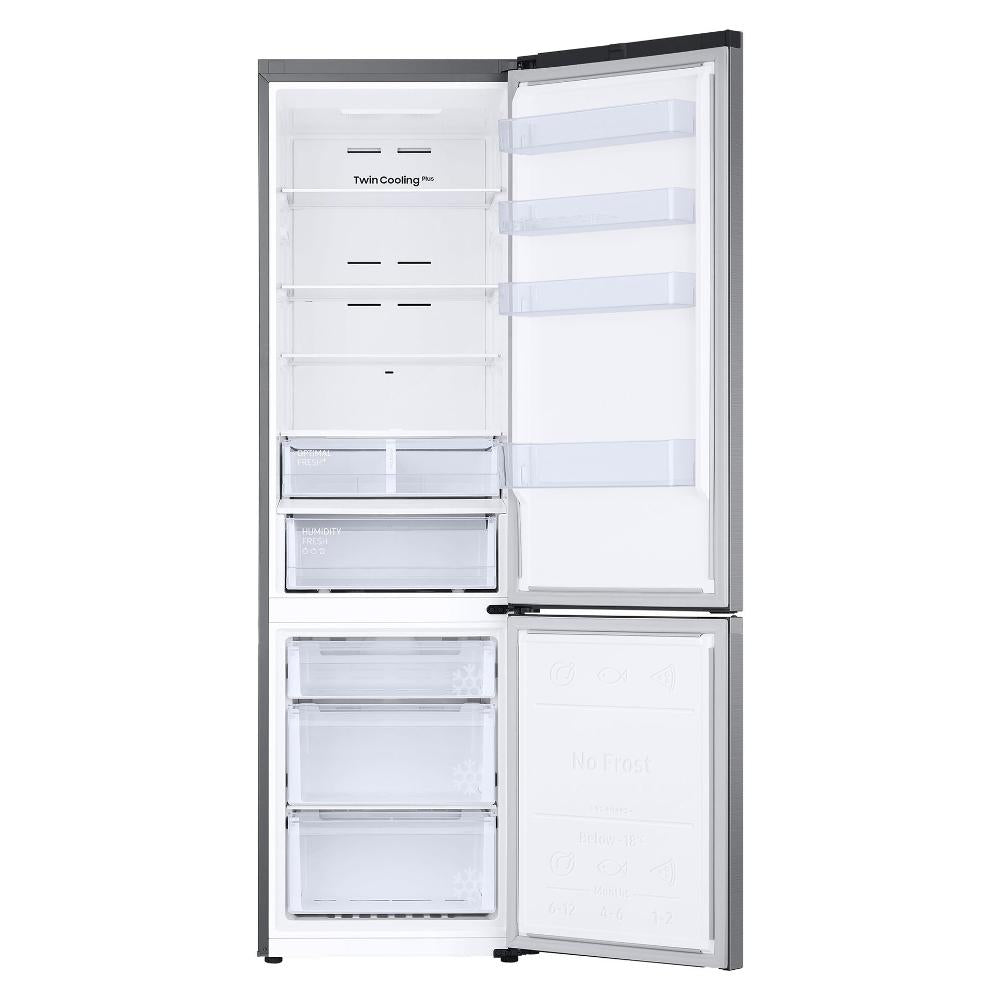 Frigorifero Combinato Samsung RB38C607AS9 EF ECOFLEX AI Air Space 387 Litri Classe A (A203xL59,5xP65,8) SmartThings Bixby Alexa Total No Frost Silver