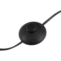 Easycomfort Set 3 Pezzi: 1 Lampada da Terra e 2 Lampade da Tavolo in Metallo, Design Vintage, Lampadine E27, Nero e Bianco