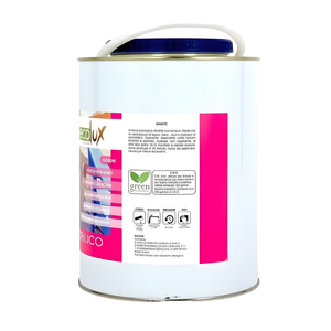 Ecolux smalto satinato acrilico ecologico per legno e metallo *** formato 2.5 lt, colore- nero, confezione 1