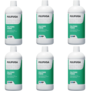 Pulifuga detergente concentrato per fughe e pavimenti 1 litro 6 pezzi