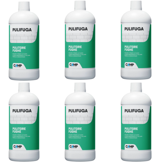 Pulifuga detergente concentrato per fughe e pavimenti 1 litro 6 pezzi
