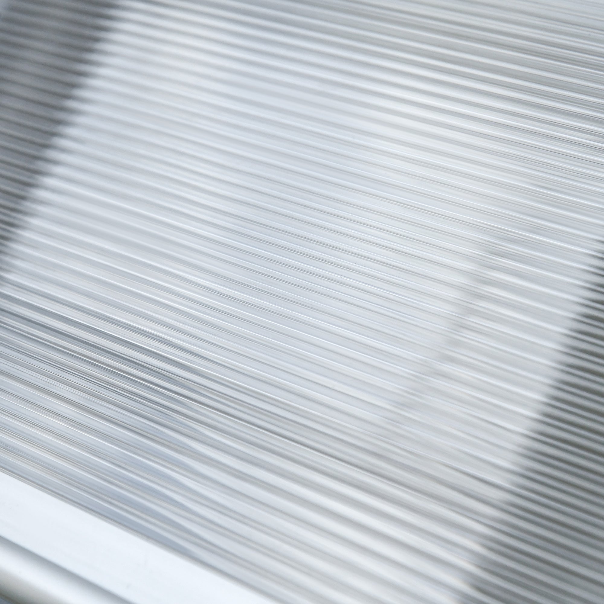 EASYCOMFORT  Pensilina da Esterno per Finestre e Porte, in Policarbonato e Alluminio, 110x60x23cm - Trasparente