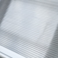 EASYCOMFORT  Pensilina da Esterno per Finestre e Porte, in Policarbonato e Alluminio, 110x60x23cm - Trasparente