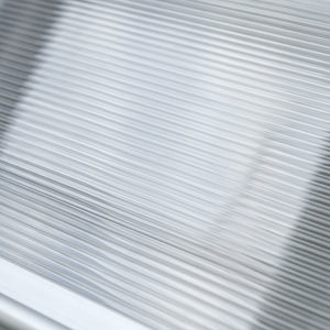 EASYCOMFORT  Pensilina da Esterno per Finestre e Porte, in Policarbonato e Alluminio, 110x60x23cm - Trasparente