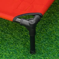 Cuccia Estiva Brandina per Cani fino a 11.3kg da Esterno e Interno, 61x46x18 cm, Rosso