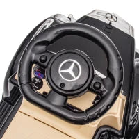 Macchina A Pedali Per Bambini, Auto Licenza Mercedes-Benz 300S, 18-48 Mesi, Sedile con Vano Contenitore, Nero