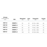 Porta nicchia doccia pieghevole modello edera cristallo temperato 6 millimetri *** misure 77-80xh195 cm stampato, con...