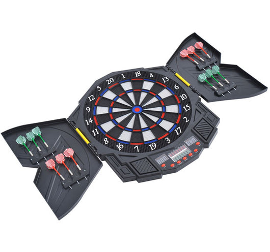 Easycomfort Bersaglio Elettronico Digitale con 12 Freccette per 8 Giocatori, 27 Giochi e 216 Varianti