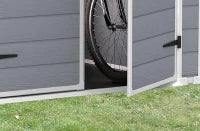 Casetta da Giardino Manor 6x8, Grigia, 185,8 X 236,8 X 227 h