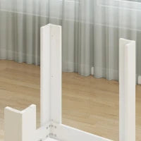 Tavolo Allungabile da Pranzo per 6-8 Persone, 140-180 x 80 cm, Bianco