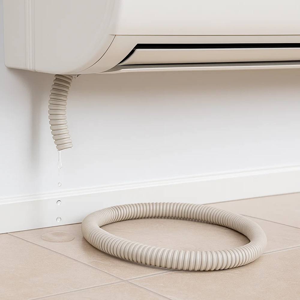 Tubo guaina spiralata grigia flessibile in pvc 10 metri per cavi elettrici *** diametro 32 millimetri, confezione 1